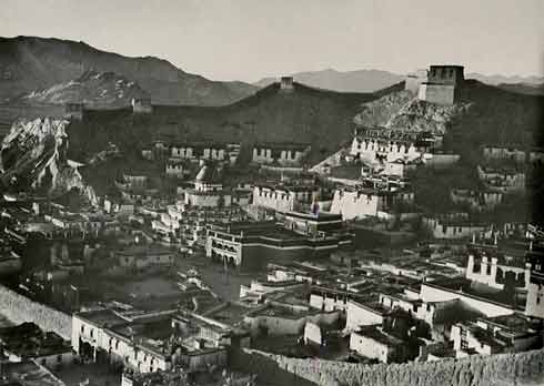 
Monasteries of Gytantse in the late 1940s - Tibet In Pictures: A Journey Into The Past book 
